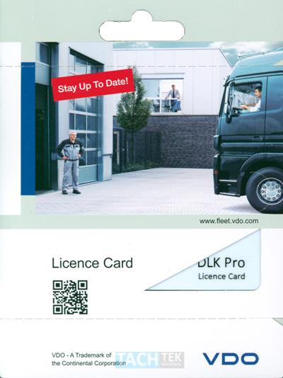 Licenční karta DTCO 4.0 pro DLK