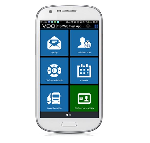 VDO Driver App / Aplikace řidič